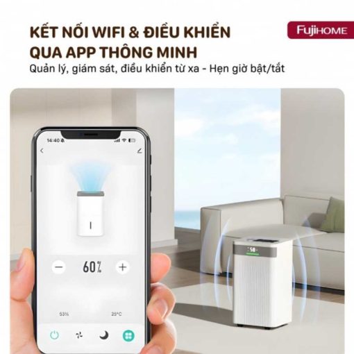 Máy hút ẩm Fujihome DH40NW