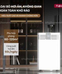 Máy hút ẩm Fujihome DH60W-HEPA