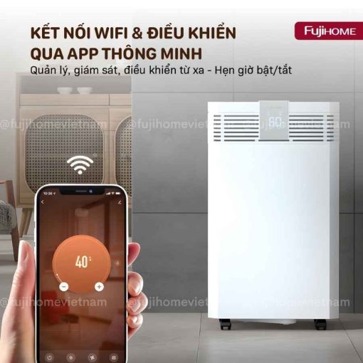 Máy hút ẩm Fujihome DH60W-HEPA