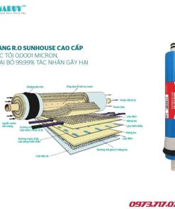 Máy lọc nước RO Sunhouse SHA76217CK nóng lạnh 9 lõi