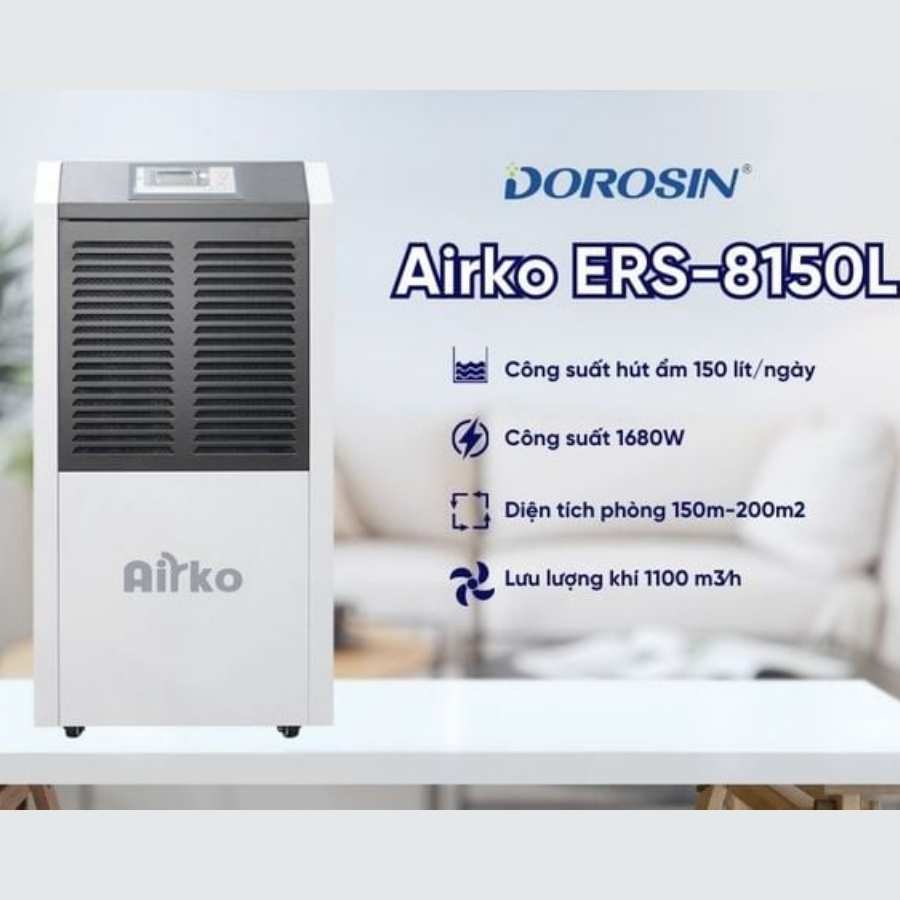 Máy hút ẩm công nghiệp Dorosin Airko ERS-8150L