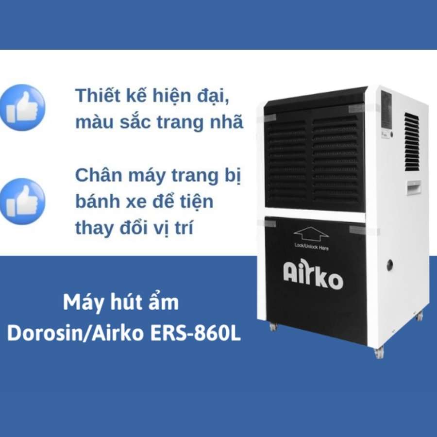 Máy hút ẩm công nghiệp Dorosin Airko ERS-860L