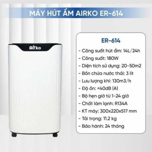 Máy hút ẩm Dorosin Airko ER-614