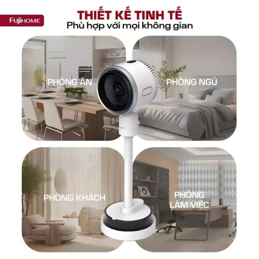 Quạt điều hòa bốn mùa Fujihome AC707 đa năng