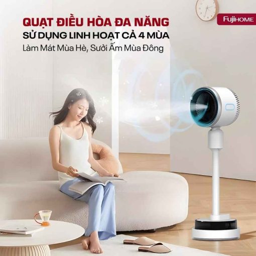 Quạt điều hòa bốn mùa Fujihome AC707 đa năng