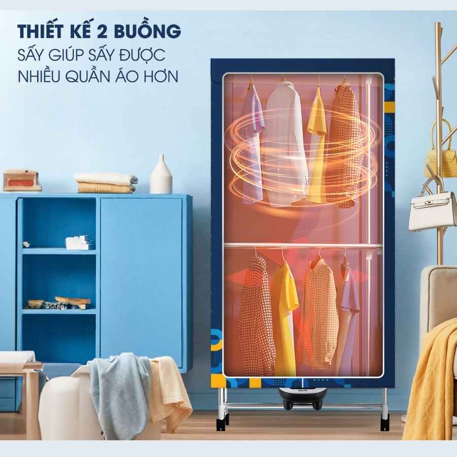 Tủ sấy quần áo Kalite KL6660