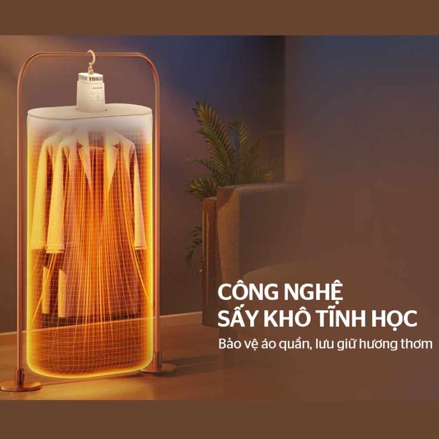 Máy sấy quần áo mini SUNHOUSE SHD2704