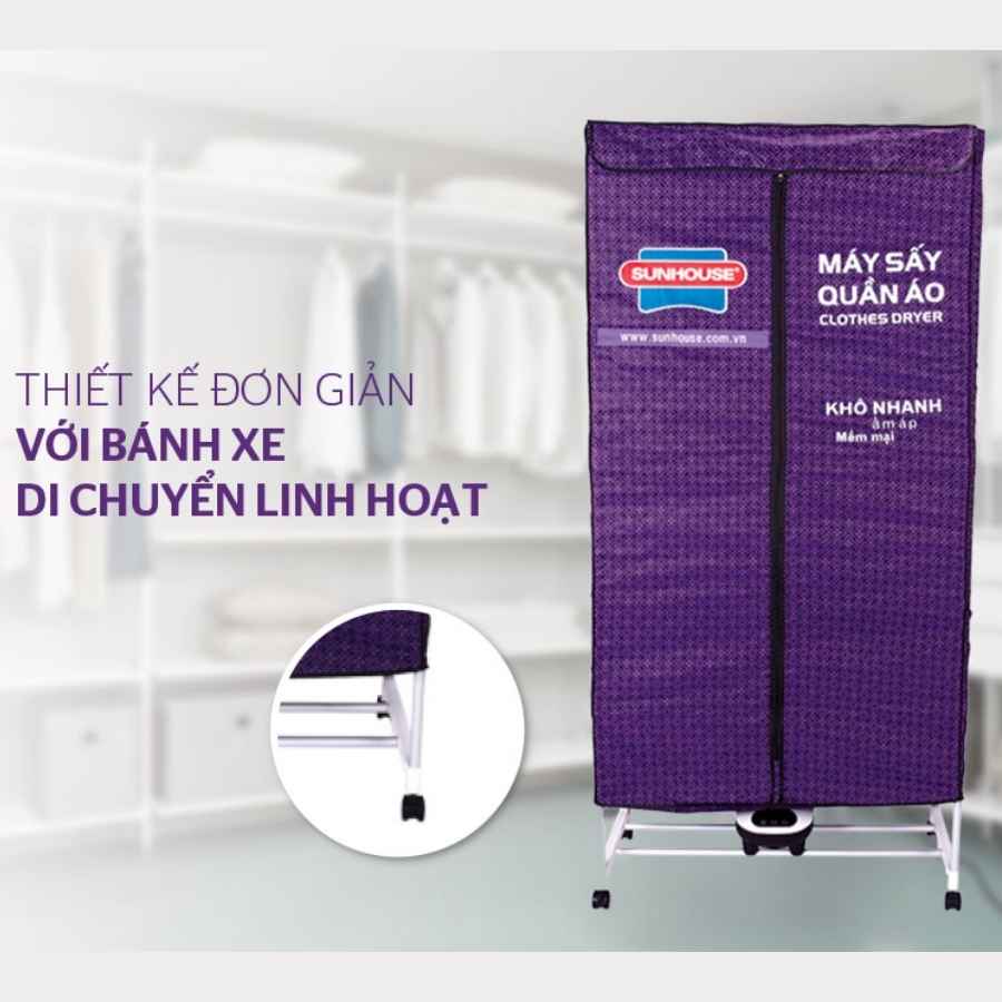 Tủ sấy quần áo SUNHOUSE SHD2707
