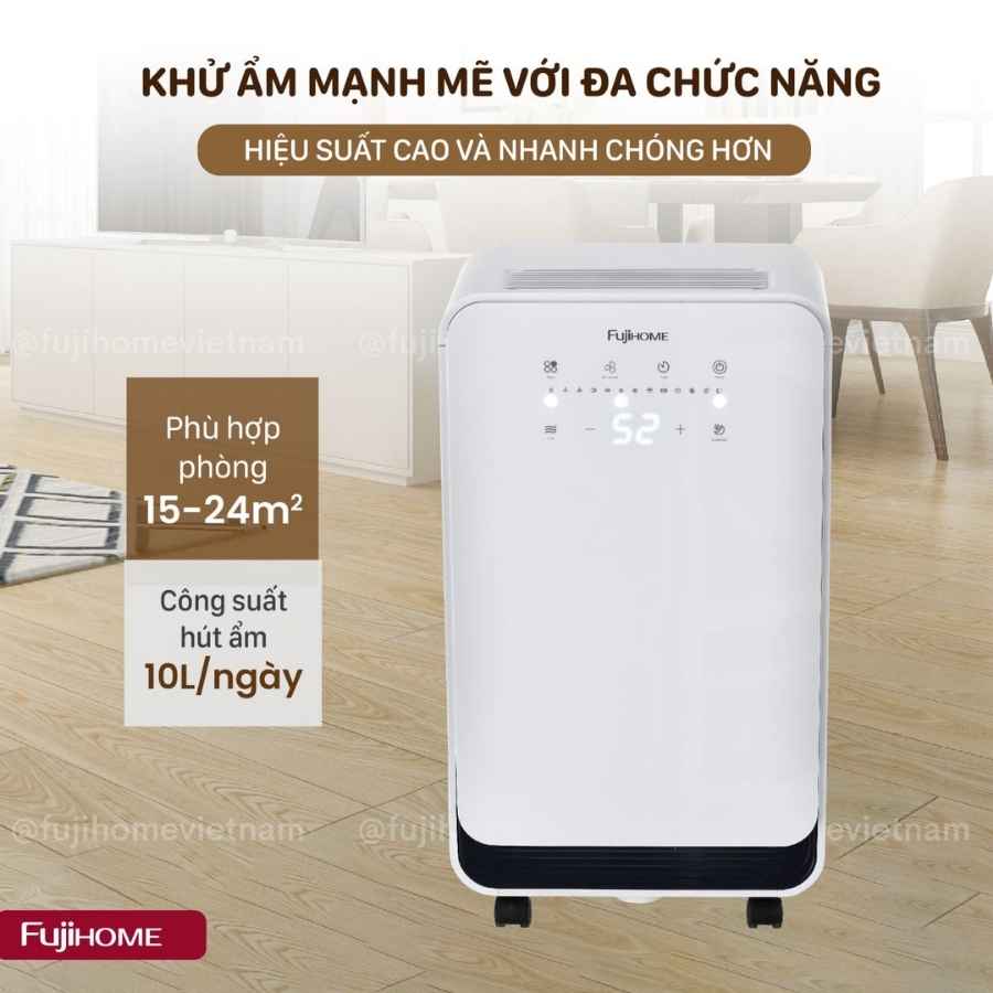 Máy hút ẩm Fujihome DH10 2 Máy hút ẩm Fujihome DH10