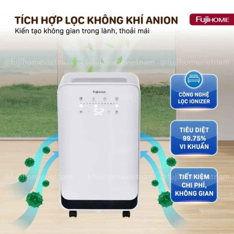Máy hút ẩm Fujihome DH10 11 Máy hút ẩm Fujihome DH10