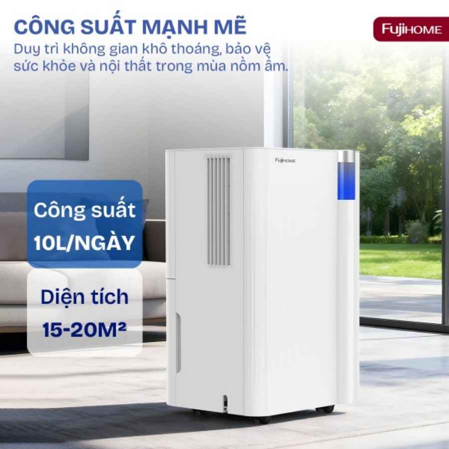 Máy hút ẩm Fujihome DH10NEW 12 Máy hút ẩm Fujihome DH10NEW