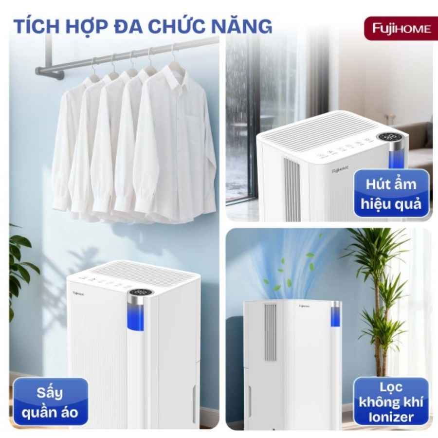 Máy hút ẩm Fujihome DH10NEW 14 Máy hút ẩm Fujihome DH10NEW