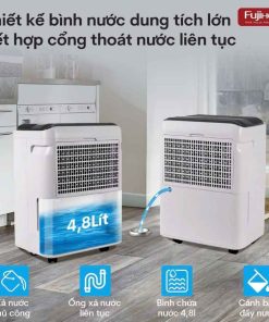 Máy hút ẩm Fujihome DH35W-HEPA 13 Máy hút ẩm Fujihome DH35W-HEPA