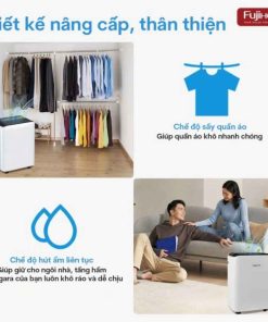 Máy hút ẩm Fujihome DH35W-HEPA 9 Máy hút ẩm Fujihome DH35W-HEPA