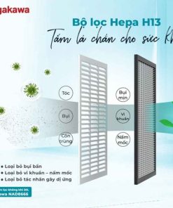 Máy hút ẩm Nagakawa NAD8666 30L lọc không khí