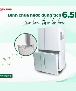 Máy hút ẩm Nagakawa NAD8667 50L lọc không khí