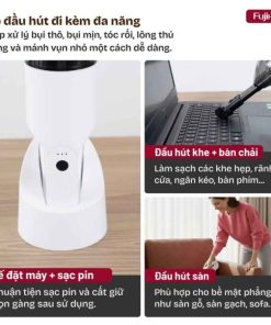 Máy hút bụi Fujihome VC01 cầm tay không dây