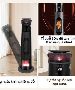 Quạt sưởi gốm Fujihome FH3303B