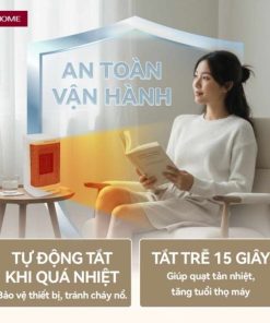 Quạt sưởi gốm mini Fujihome FH600