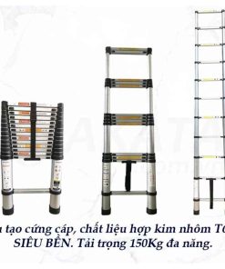Thang Nhôm Rút Gọn Đơn Nakata TY-615 5m