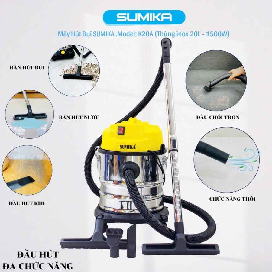 Máy hút bụi đa năng Sumika K20A 25 Máy hút bụi đa năng Sumika K20A