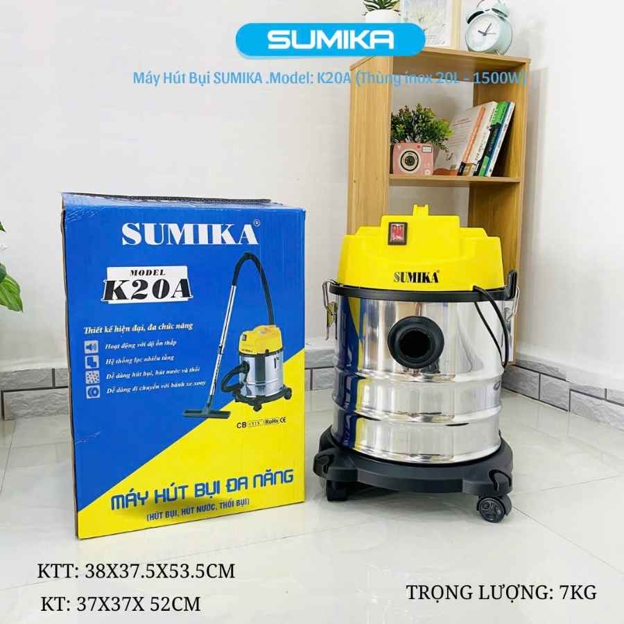 Máy hút bụi đa năng Sumika K20A 4 Máy hút bụi đa năng Sumika K20A