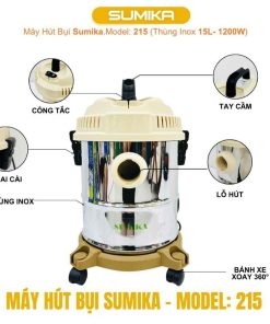 Máy hút bụi gia đình SUMIKA 215 6 Máy hút bụi gia đình SUMIKA 215