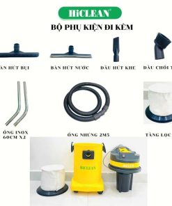 Máy hút bụi HiClean HC30P thùng chứa 30L