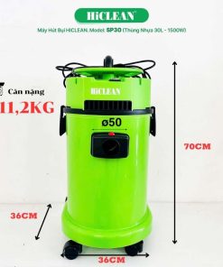 Máy hút bụi HiClean SP30 - thùng nhựa ABS 30L