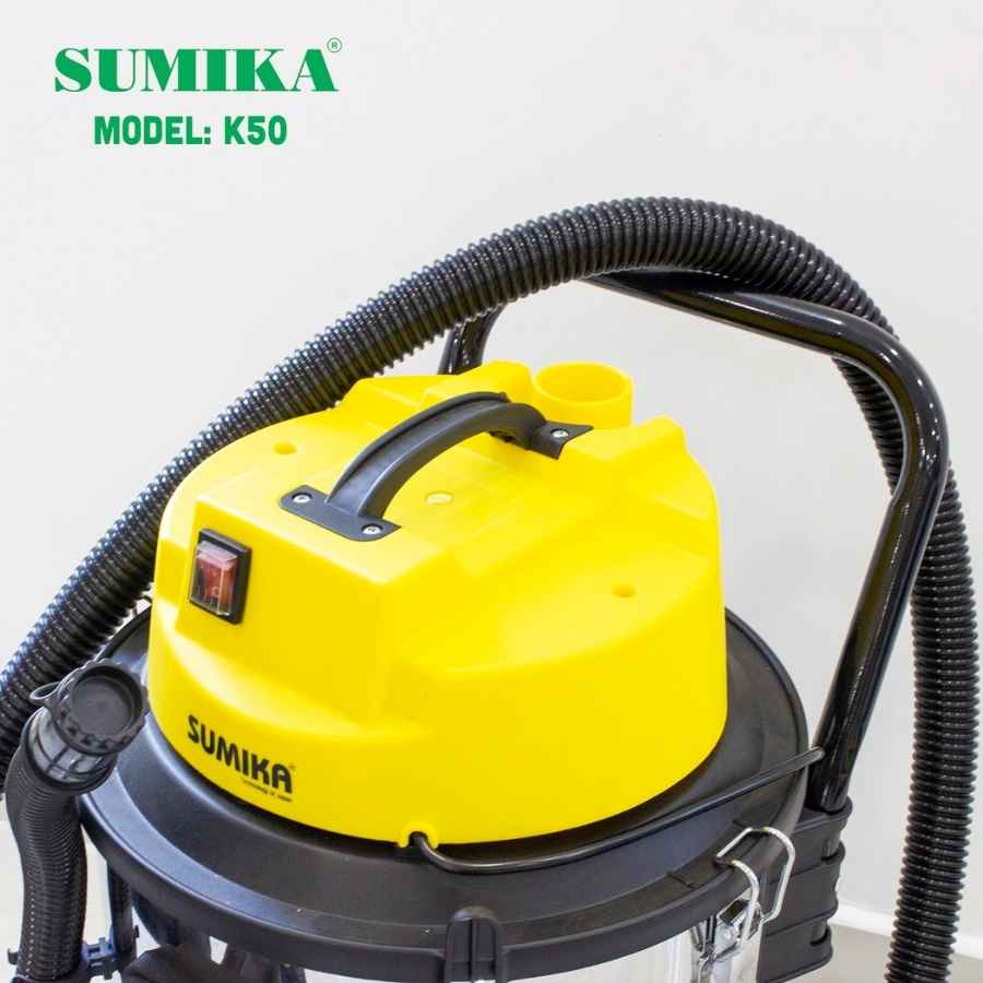 Máy hút bụi công nghiệp Sumika K50 thùng chứa 50L, lọc HEPA 9 Máy hút bụi công nghiệp Sumika K50 thùng chứa 50L, lọc HEPA