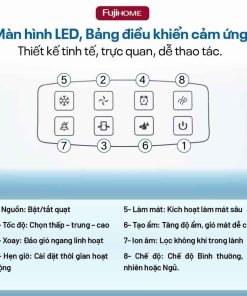 Máy làm mát Fujihome AC-12 hơi nước kèm lọc không khí
