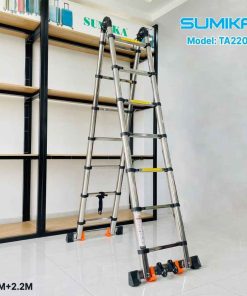 Thang Inox rút chữ A SUMIKA TA220 7 Thang Inox rút chữ A SUMIKA TA220