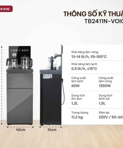 Cây nước Fujihome TB2411N-VOICE bàn trà 9 Cây nước Fujihome TB2411N-VOICE bàn trà