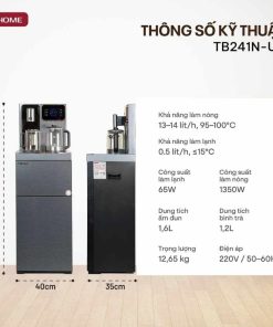 Cây nước Fujihome TB241N-UV bàn trà 13 Cây nước Fujihome TB241N-UV bàn trà