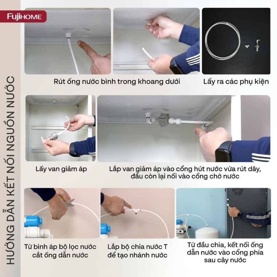 Cây nước Fujihome TB241N-UV bàn trà 16 Cây nước Fujihome TB241N-UV bàn trà