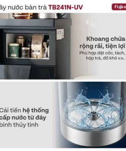 Cây nước Fujihome TB241N-UV bàn trà 8 Cây nước Fujihome TB241N-UV bàn trà