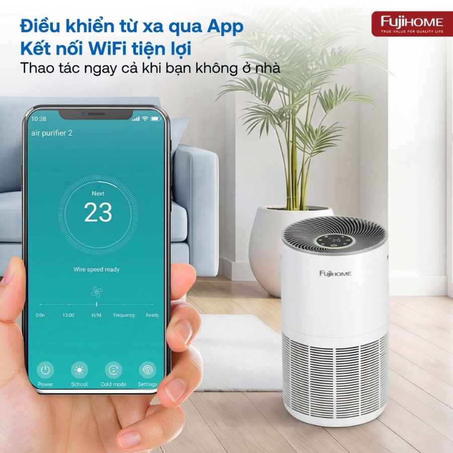Máy lọc không khí Fujihome AP5 GRAND kết nối Wifi 13 Máy lọc không khí Fujihome AP5 GRAND kết nối Wifi