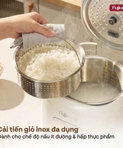 Nồi cơm điện Fujihome RC10ALS Inox LowSugar