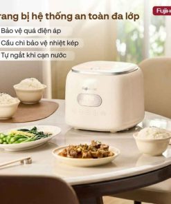 Nồi cơm điện Fujihome RC10ALS Inox LowSugar