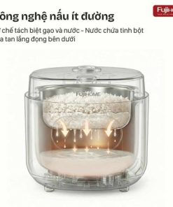 Nồi cơm điện Fujihome RC12LS Inox LowSugar