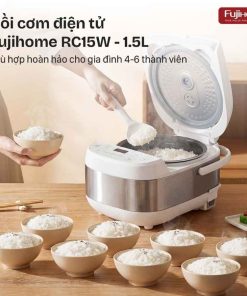 Nồi cơm điện Fujihome RC15W 10 Nồi cơm điện Fujihome RC15W