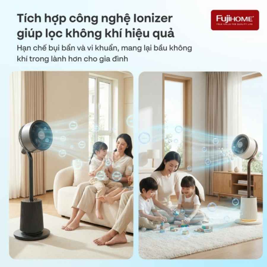 Quạt Fujihome LUXURY CFR01PRO-VOICE 16 Quạt Fujihome Luxury CFR01PRO-VOICE