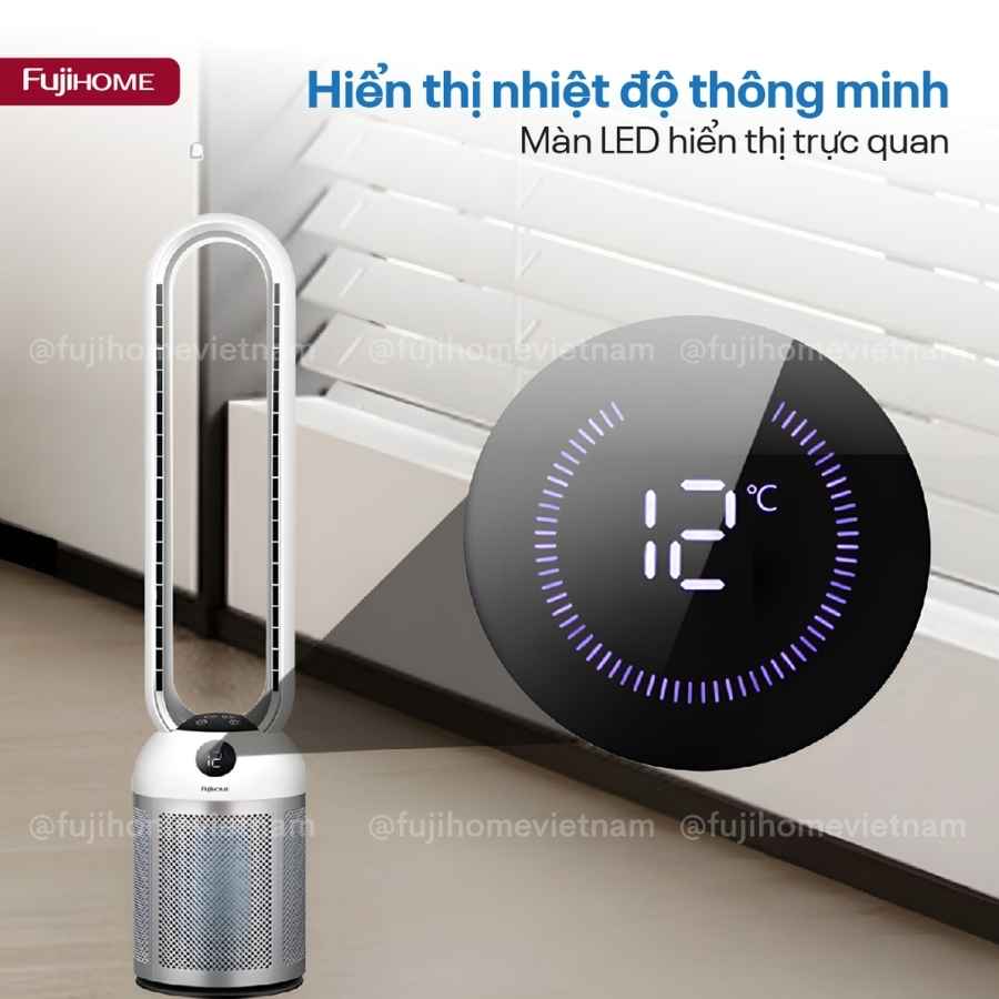 Quạt không cánh Fujihome BF307DC-HEPA 4 Quạt không cánh Fujihome BF307DC-HEPA
