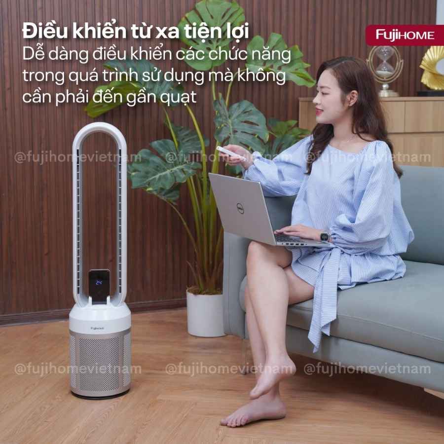 Quạt không cánh Fujihome BF308DC-HEPA 12 Quạt không cánh Fujihome BF308DC-HEPA