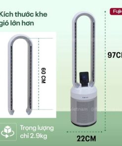 Quạt không cánh Fujihome BF308DC-HEPA 6 Quạt không cánh Fujihome BF308DC-HEPA