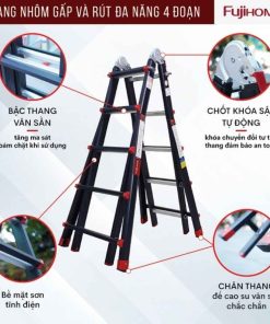 Thang nhôm FUJIHOME ML45B (Black) 8 Thang nhôm FUJIHOME ML45B (Black)