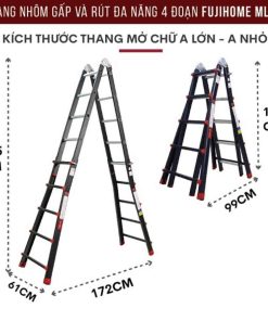 Thang nhôm FUJIHOME ML45B (Black) 6 Thang nhôm FUJIHOME ML45B (Black)