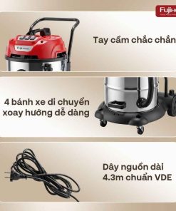 Máy hút bụi công nghiệp Fujihome VC90N 10 Máy hút bụi công nghiệp Fujihome VC90N