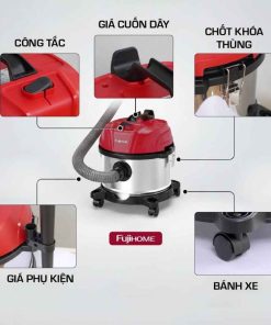 Máy hút bụi Fujihome VC15N khô ướt
