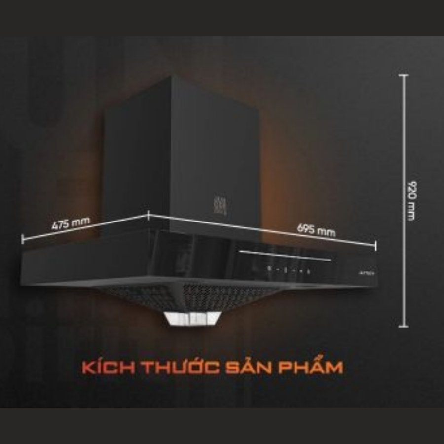 Máy hút mùi Junger HRJ-701 10 Máy hút mùi Junger HRJ-701